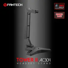 FANTECH - Soporte Audífonos Color Negro Ac304 Tower II