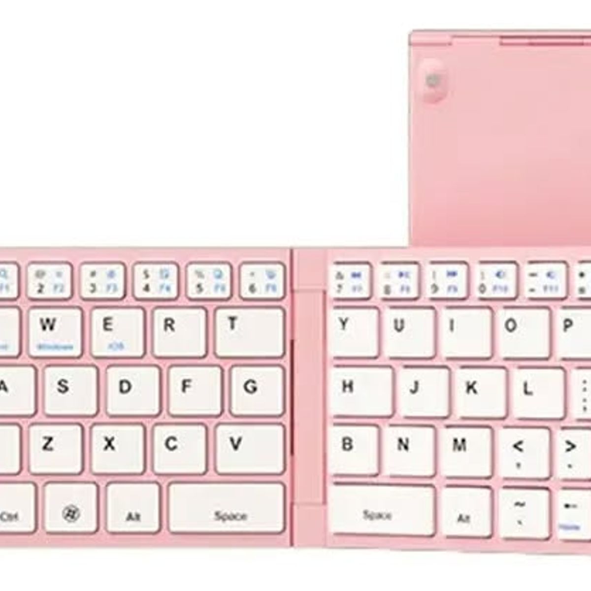 GENERICO - Mini teclado bluetooth plegable meidimake 9.2cm x 29.5cm  ( ROSA )