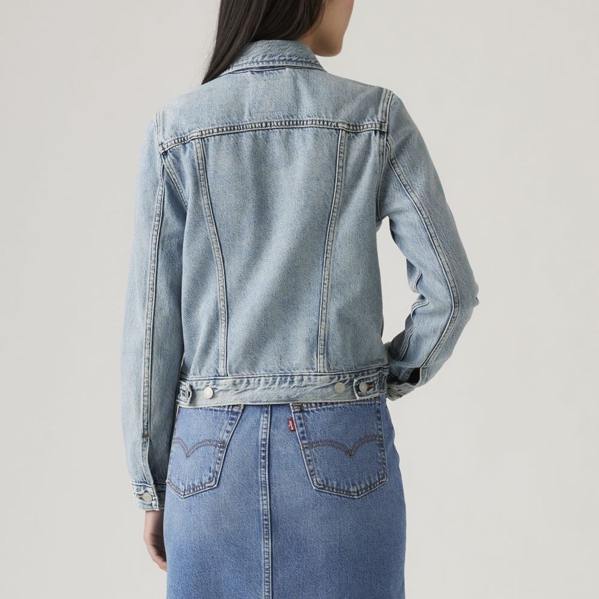 LEVIS - Chaqueta Mujer Original Trucker Celeste Levis