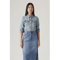 Chaqueta Mujer Original Trucker Celeste