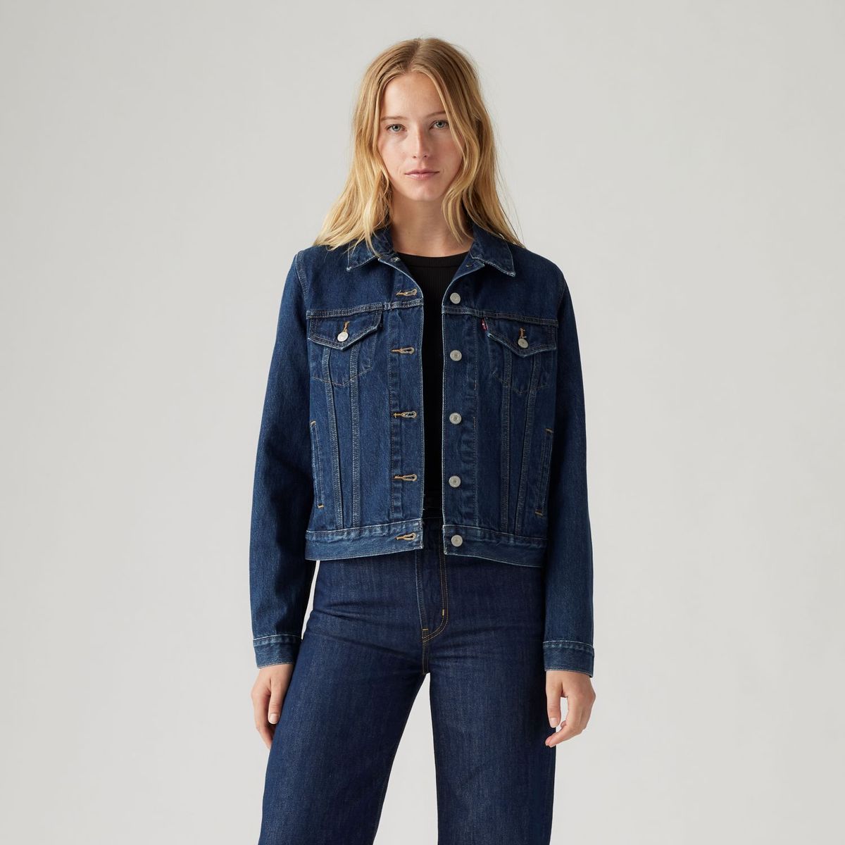 LEVIS - Chaqueta Mujer Original Trucker Azul Levis