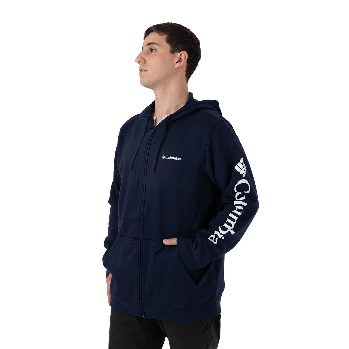 COLUMBIA - Polerón Hombre Beaumount Full Zip Azul COLUMBIA