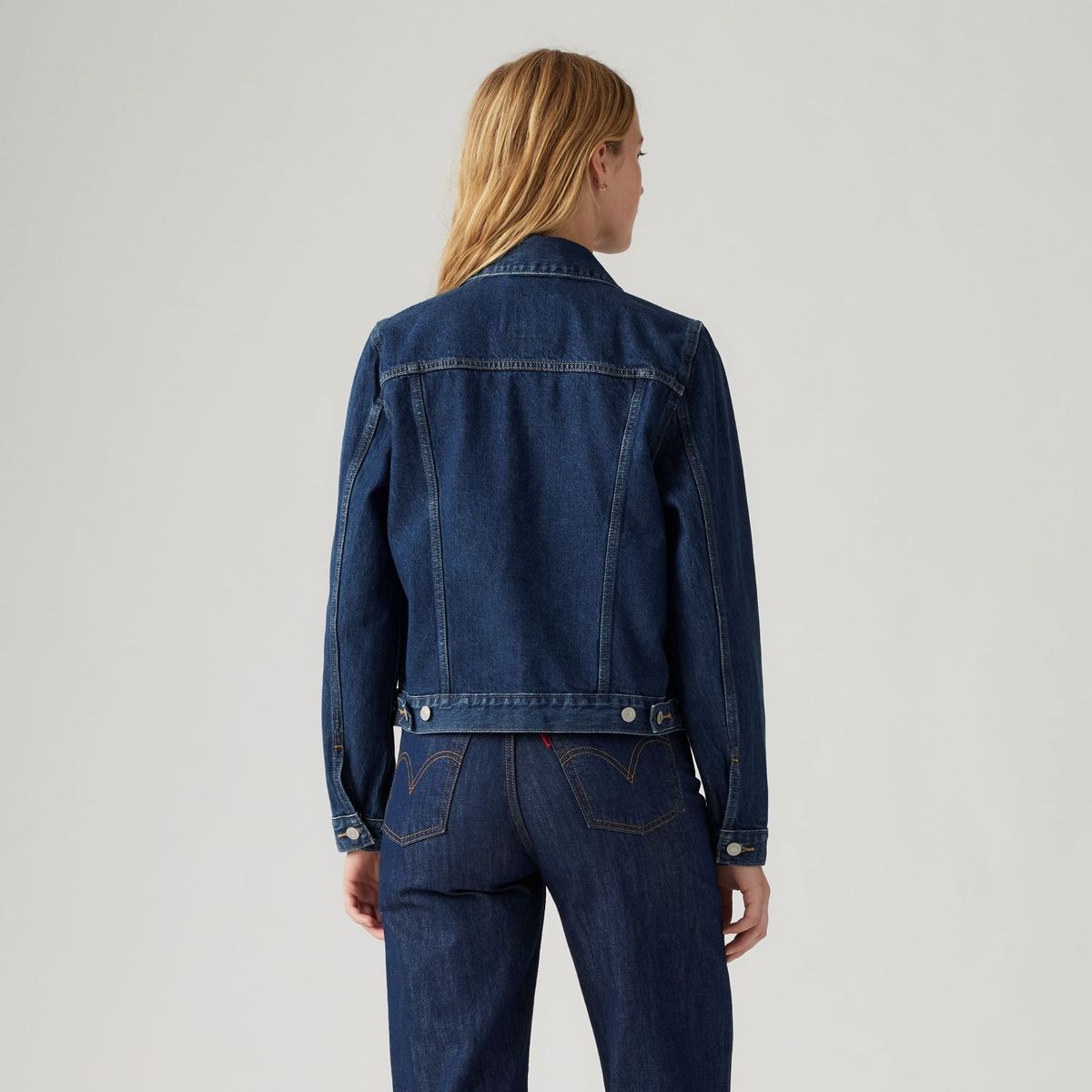 LEVIS - Chaqueta Mujer Original Trucker Azul Levis