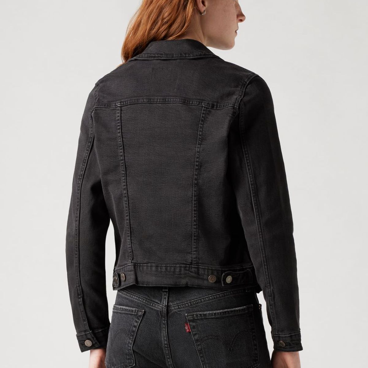LEVIS - Chaqueta Mujer Original Trucker Negro Levis