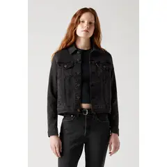 LEVIS - Chaqueta Mujer Original Trucker Negro