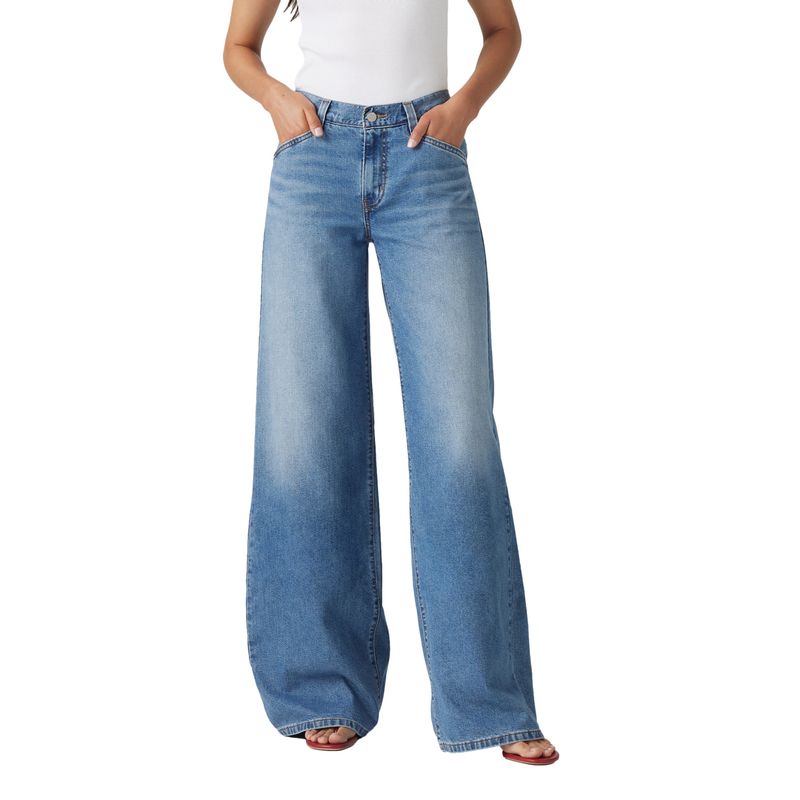 LEVIS - Jeans Mujer 94 Baggy Wide Leg Celeste Levis