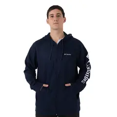 COLUMBIA - Polerón Hombre Beaumount Full Zip Azul