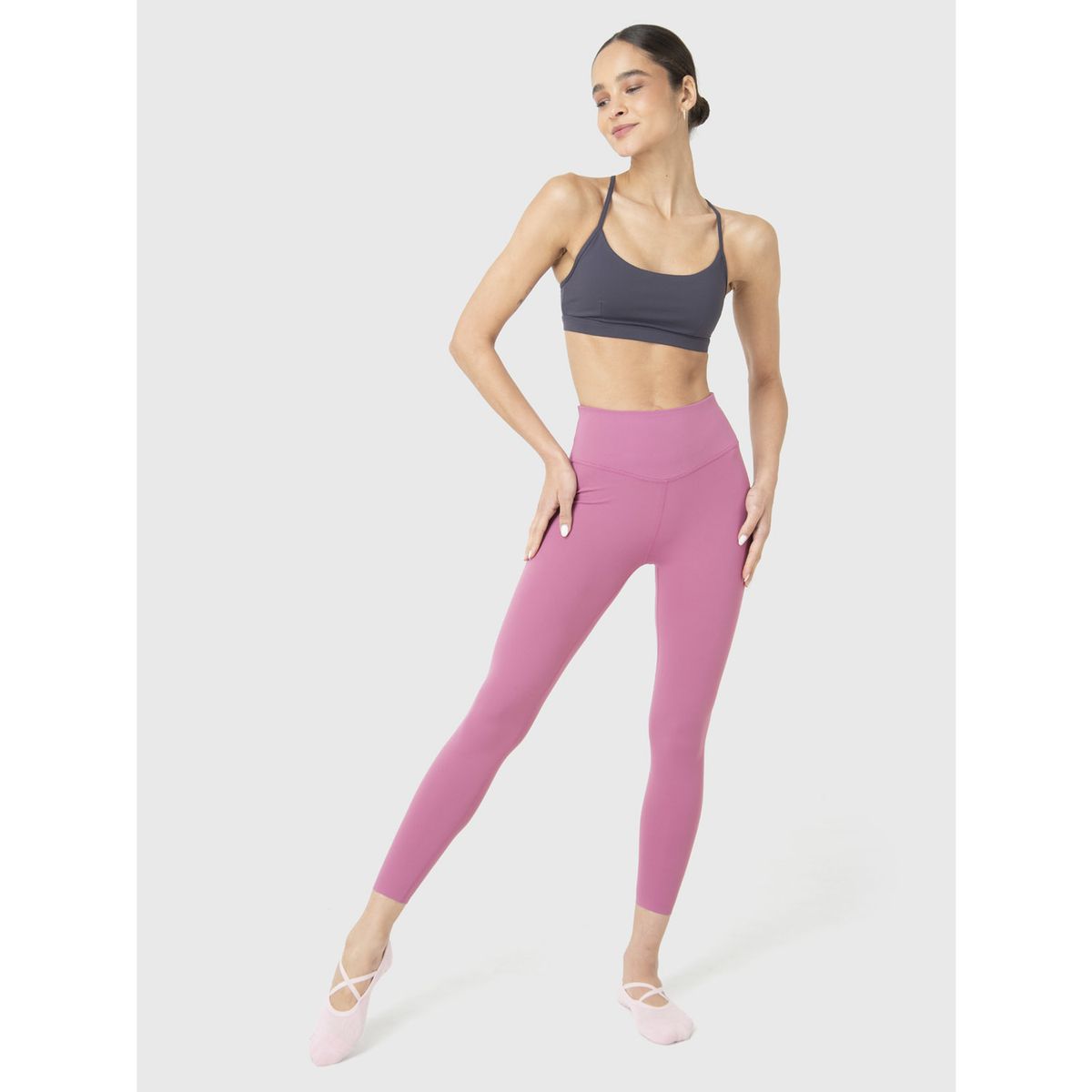 BSOUL - Calza Deportiva Mujer Hr Ankle Leg Emma Rosado BSOUL