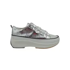 HERIEL - Zapatilla Plateada Plataforma Mujer