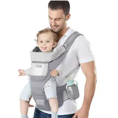 ESHOPANGIE - Mochila Porta Bebes Ergonómica Asiento Multifuncional 6 En 1