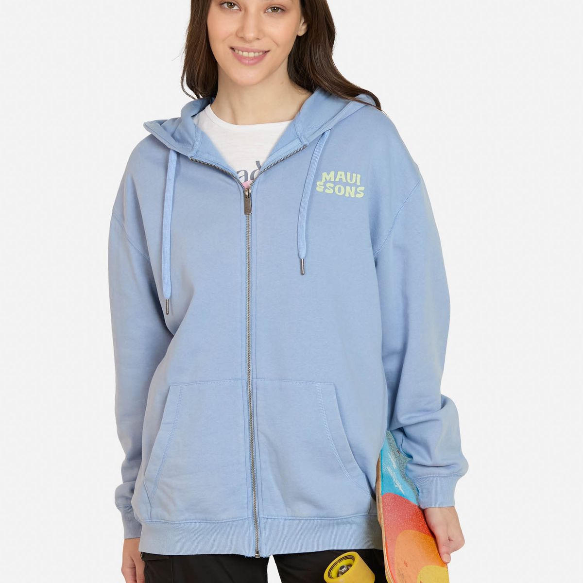 MAUI AND SONS - Poleron FZ Kalurea Morado Mujer Maui And Sons - Morado