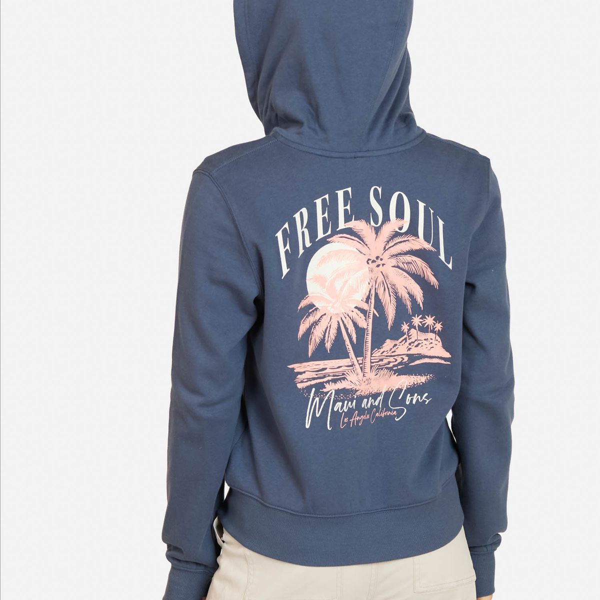 MAUI AND SONS - Poleron FZ Prismara Azul Mujer Maui And Sons - Azul