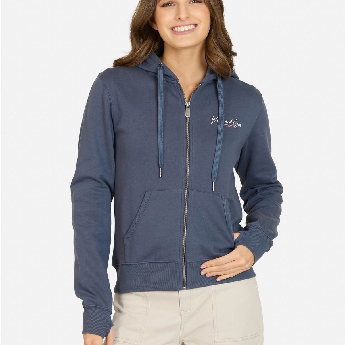 MAUI AND SONS - Poleron FZ Prismara Azul Mujer Maui And Sons - Azul