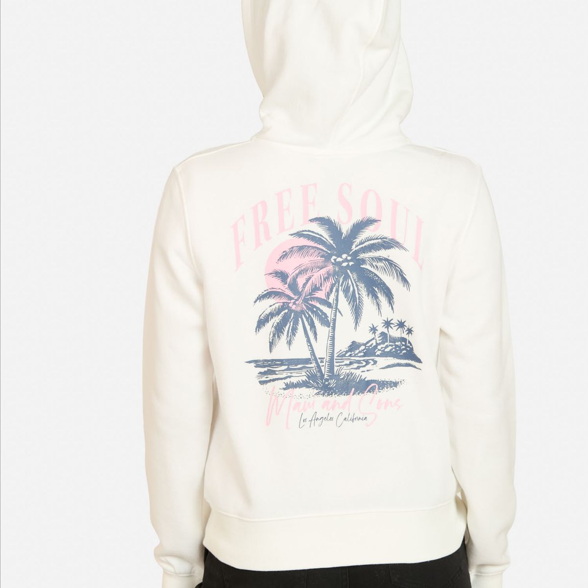 MAUI AND SONS - Poleron FZ Prismara Blanco Mujer Maui And Sons - Blanco