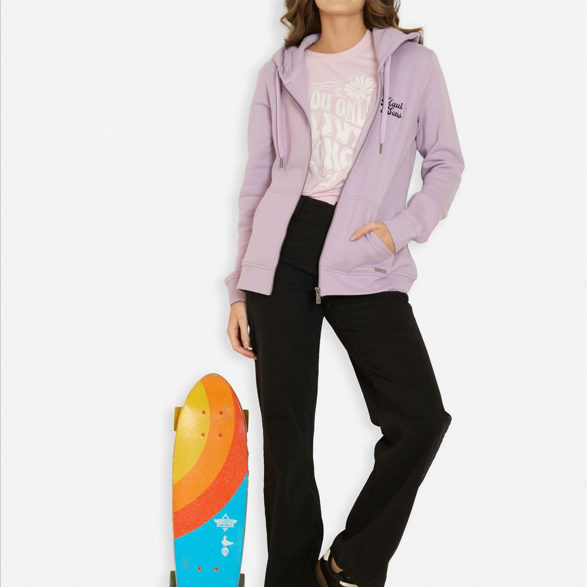 MAUI AND SONS - Poleron FZ Mistikai Morado Mujer Maui And Sons - Morado