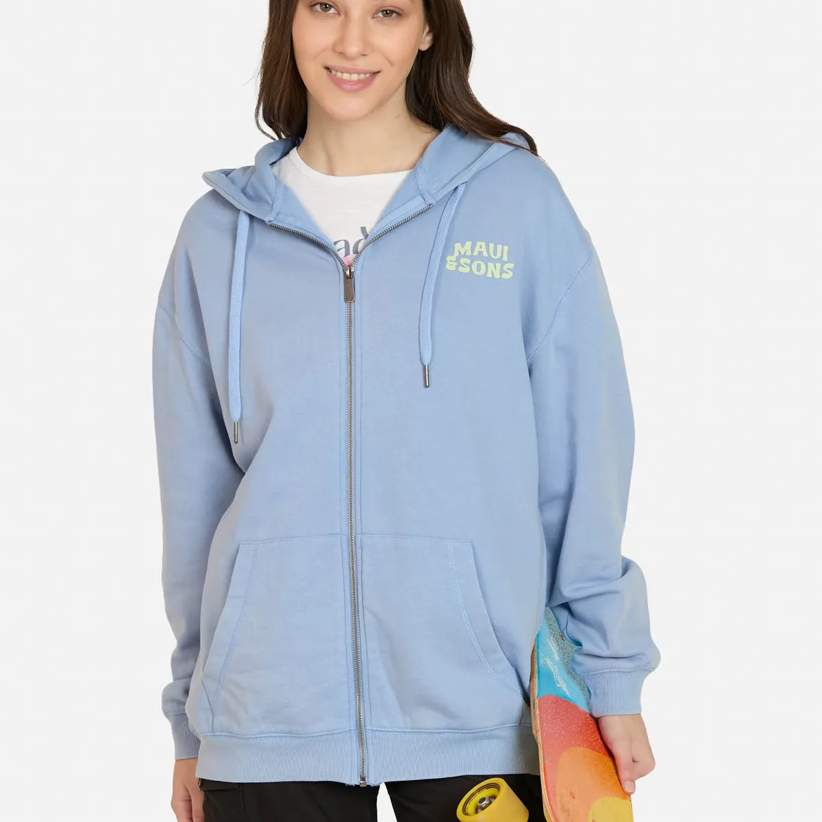 MAUI AND SONS - Poleron FZ Kalurea Morado Mujer Maui And Sons - Morado