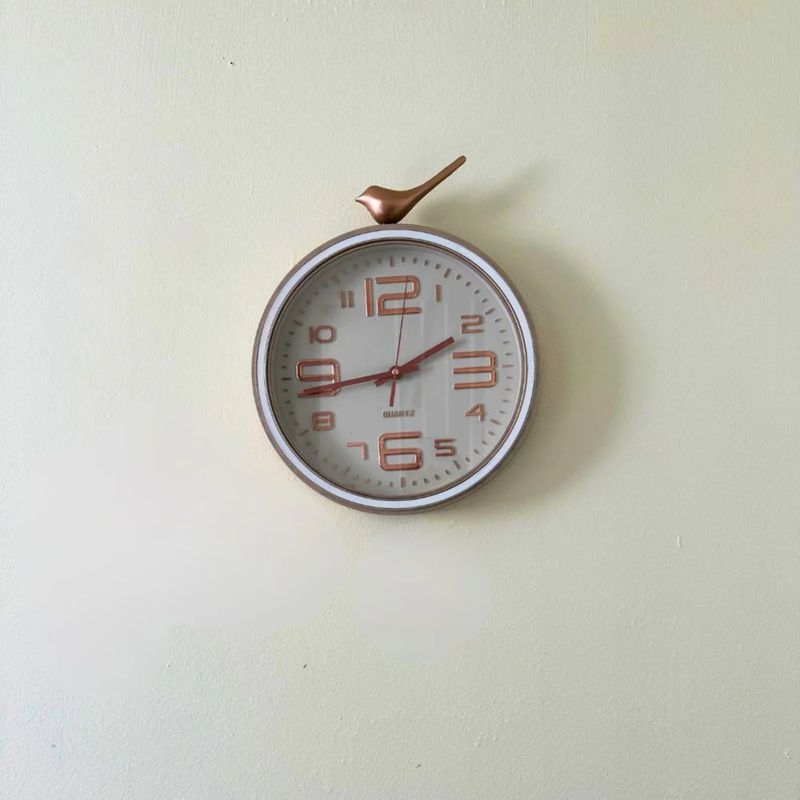 GENERICO - Reloj Mural Pajarito Redondo De 36,6 Cm