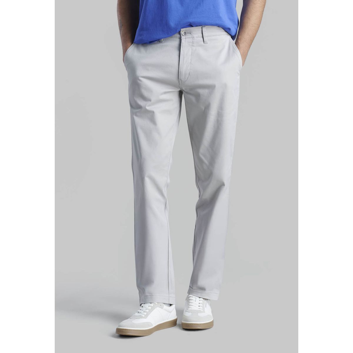 FEROUCH - Pantalón Twill Without Pleats L/33 Business Grafito Ferouch