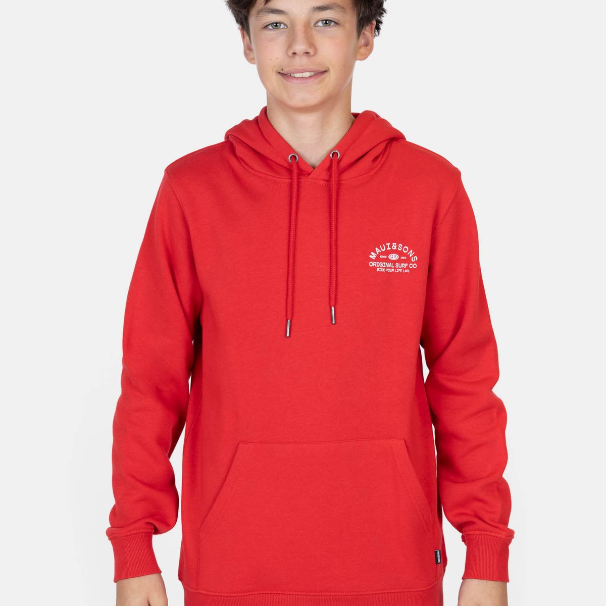 MAUI AND SONS - Poleron Canguro Maelani Rojo Infantil Maui And Sons - Rojo