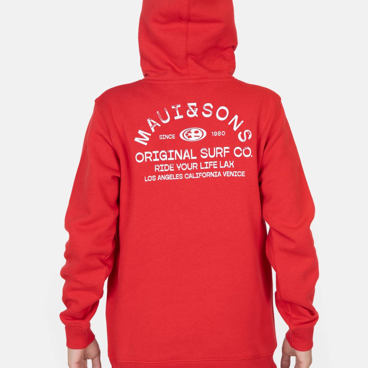 MAUI AND SONS - Poleron Canguro Maelani Rojo Infantil Maui And Sons - Rojo