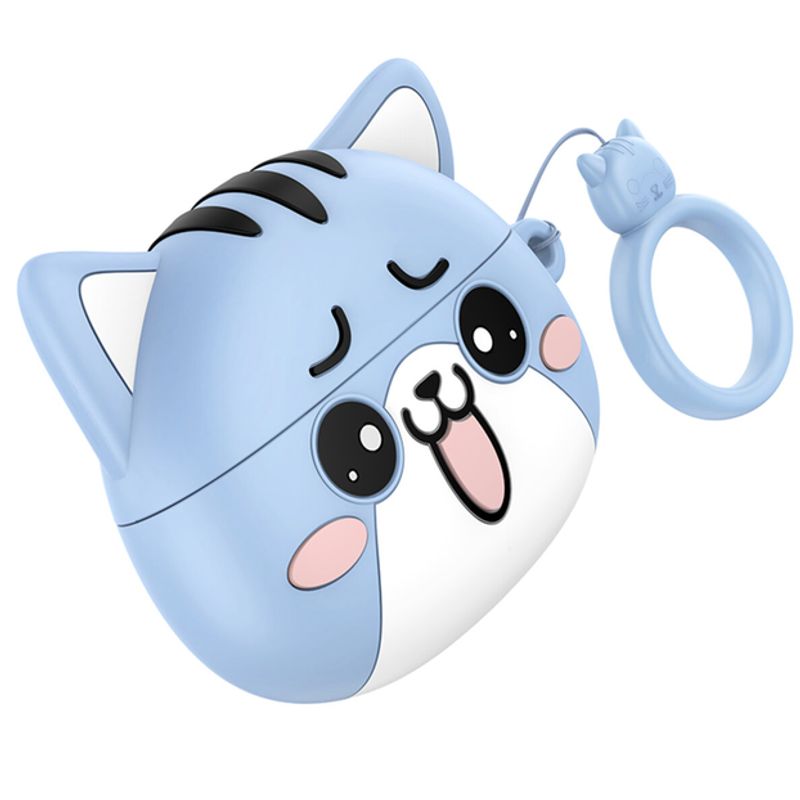 HOCO - Audifono inalámbrico IN-EAR de gatito EW48 Hoco azul
