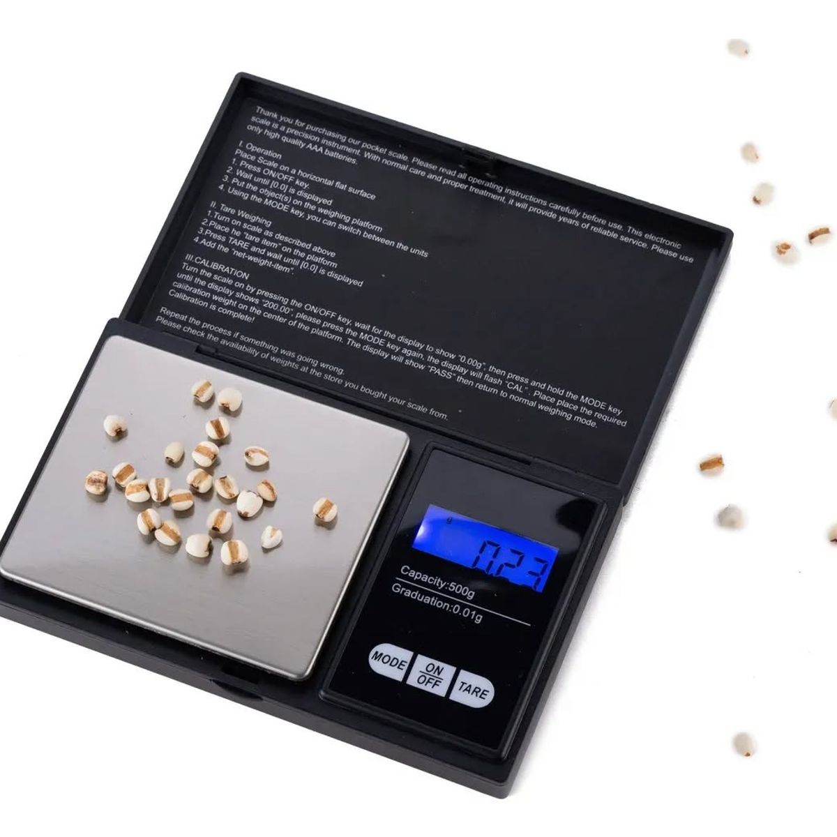 GENERICO - Balanza digital de precision para joyas / Bascula de joyas 0.1g  a 500g