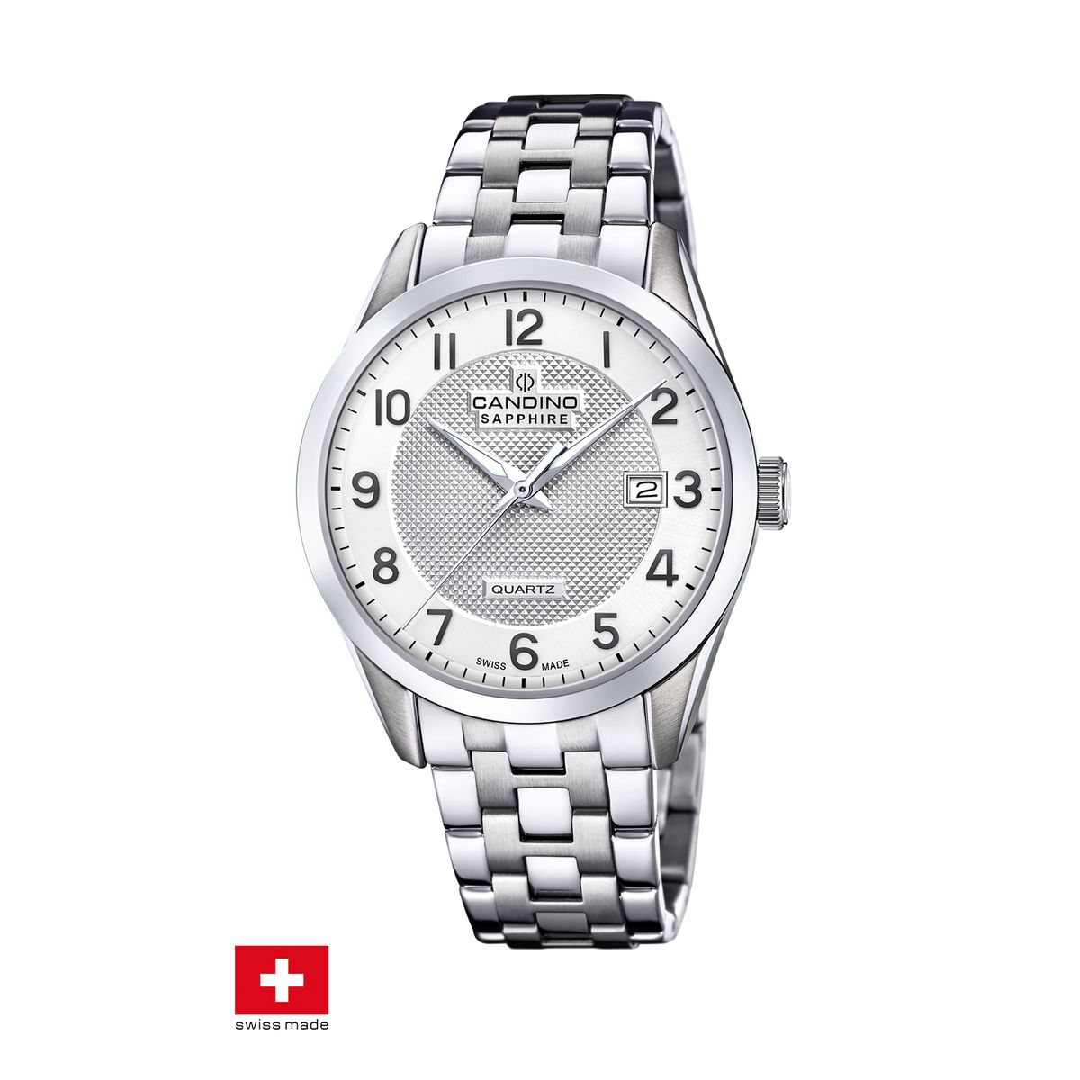 CANDINO - Reloj C4709/A Candino Swiss Plata Hombre