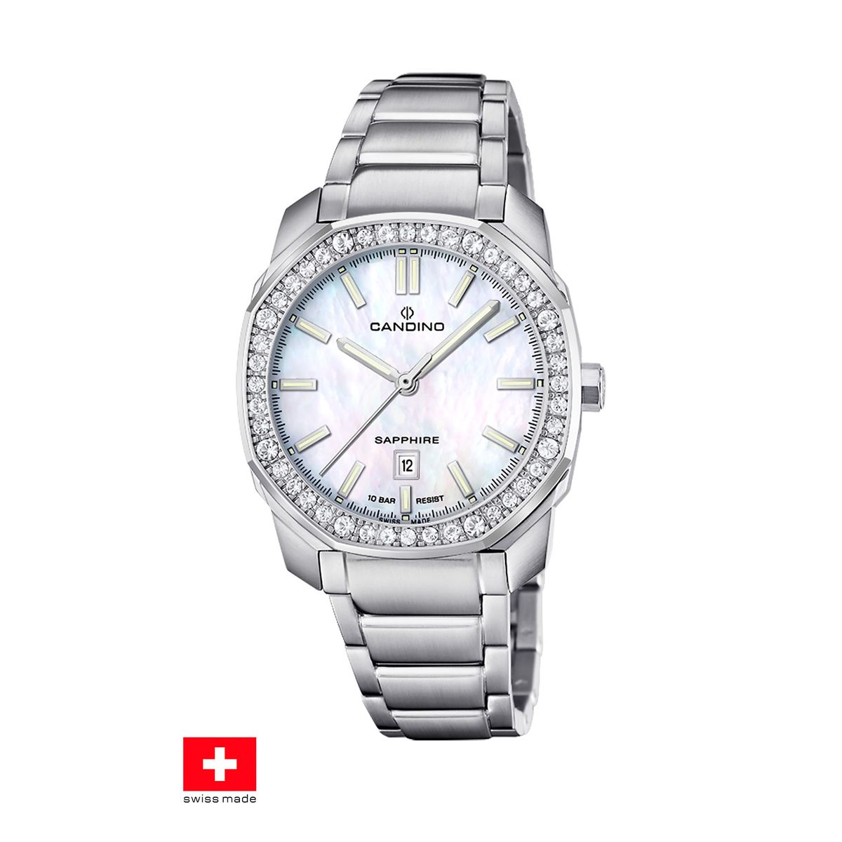 CANDINO - Reloj C4756/7 Candino Swiss Blanco Mujer Couple Sport