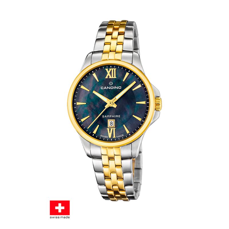CANDINO - Reloj C47677 Candino Swiss Azul Mujer Couples Classic