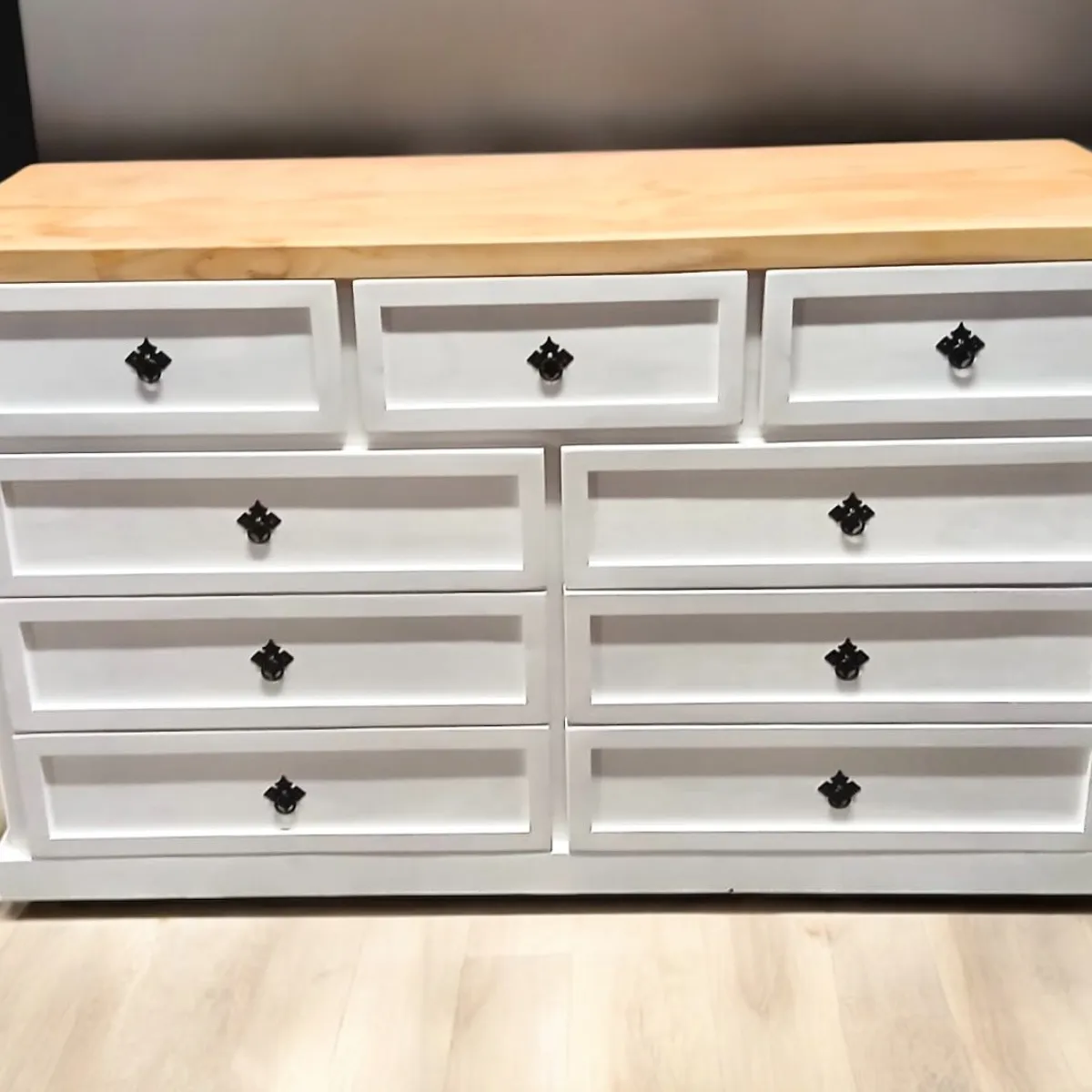MGR MUEBLES - COMODA DE MADERA RUSTICA BASIC 1,50 MGR MUEBLES