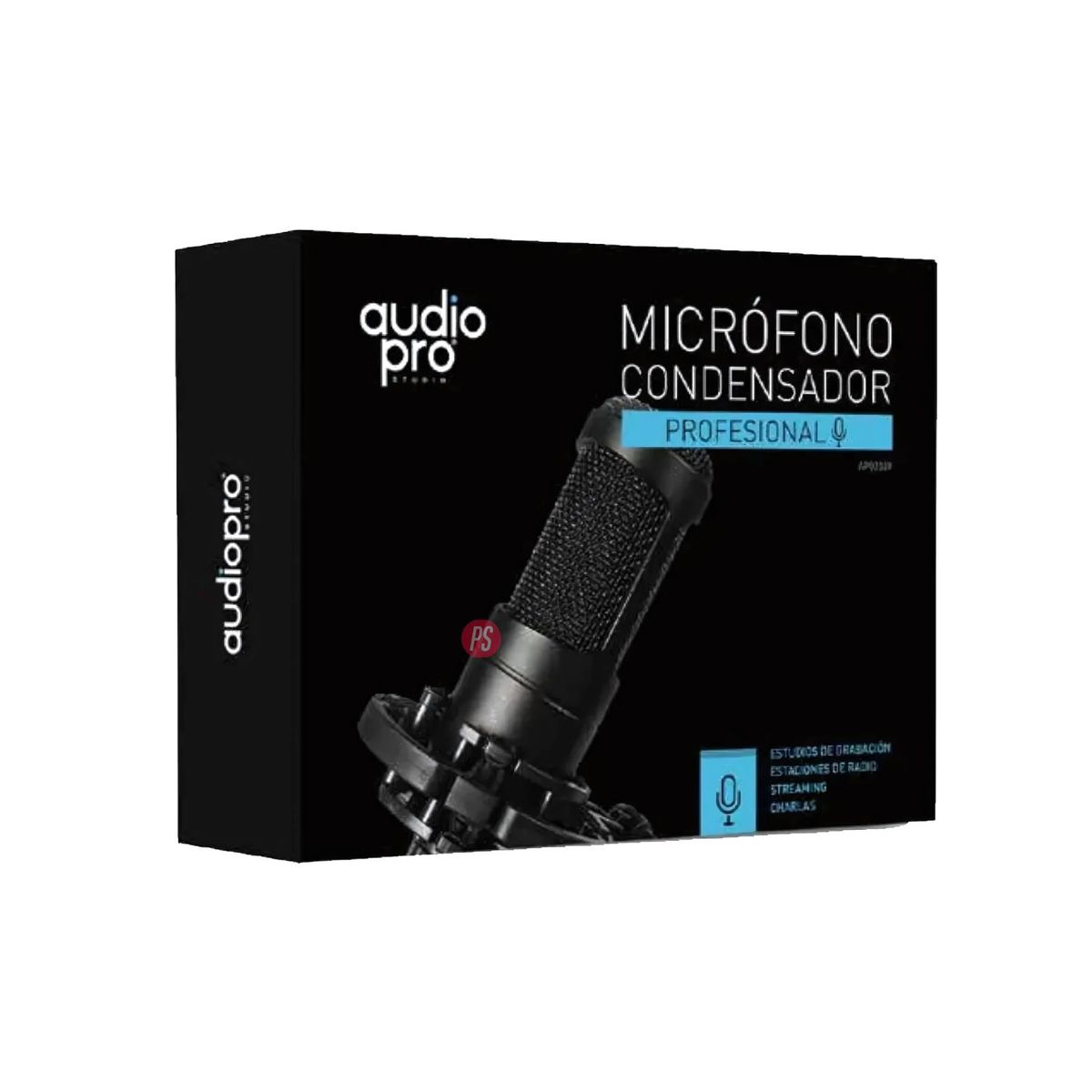 AUDIO PRO - Micrófono Estudio Condensador Xlr Hembra A 3.5 Mm - Ps