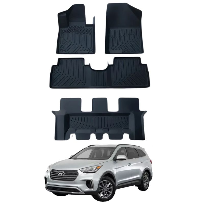BLACK SNAKE OFF ROAD EQUIPMENT - Piso Calce Perfecto Hyundai Santa Fe 67 Seat 2013-2018