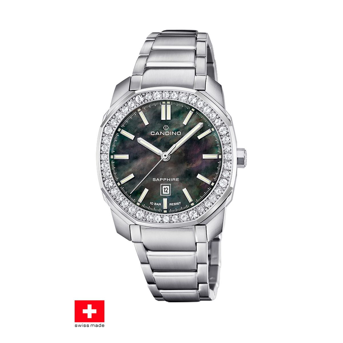 CANDINO - Reloj C4756/8 Candino Swiss Negro Mujer Couple Sport