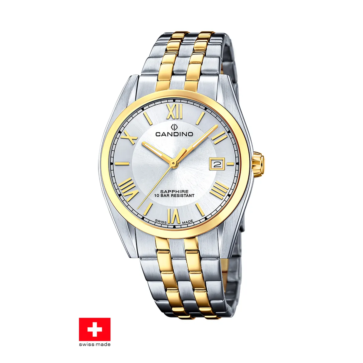 CANDINO - Reloj C4702/A Candino Swiss Plateado Hombre CANDINO SWISS