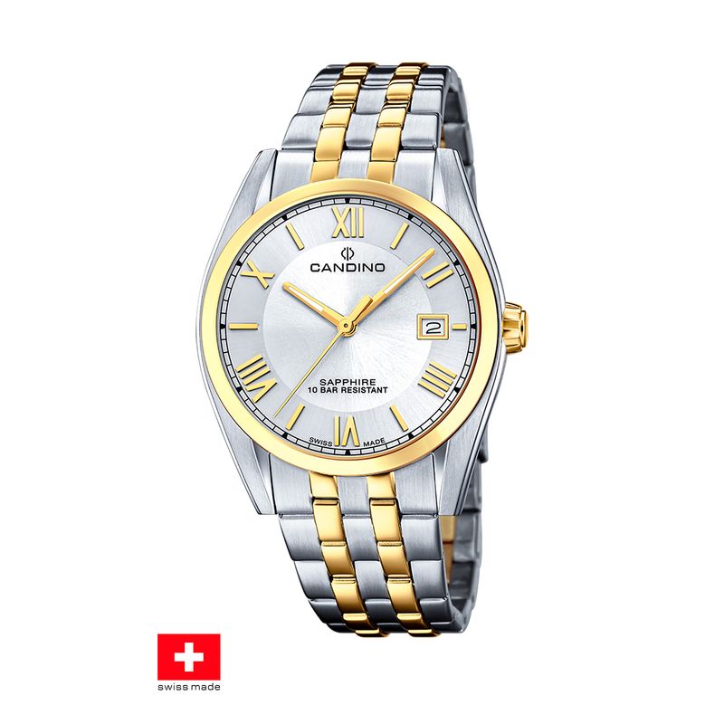 CANDINO - Reloj C4702/A Candino Swiss Plateado Hombre CANDINO SWISS