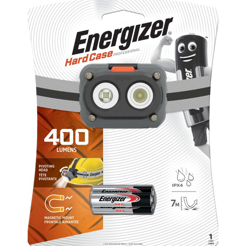 ENERGIZER - Luz frontal magnética Hard Case Pro Energizer 400L