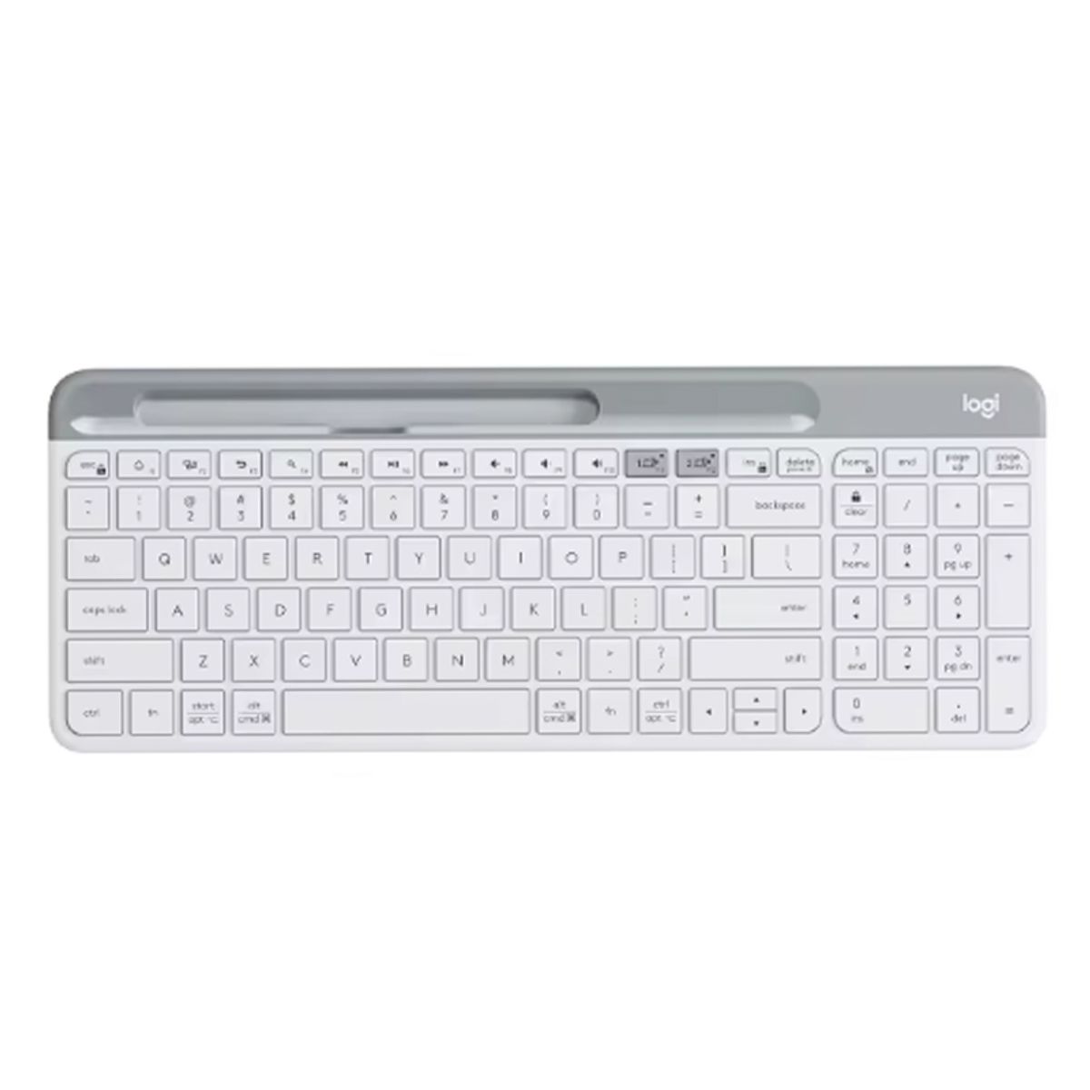 LOGITECH - Teclado Logitech K580 Bluetooth multidispositivo Blanco