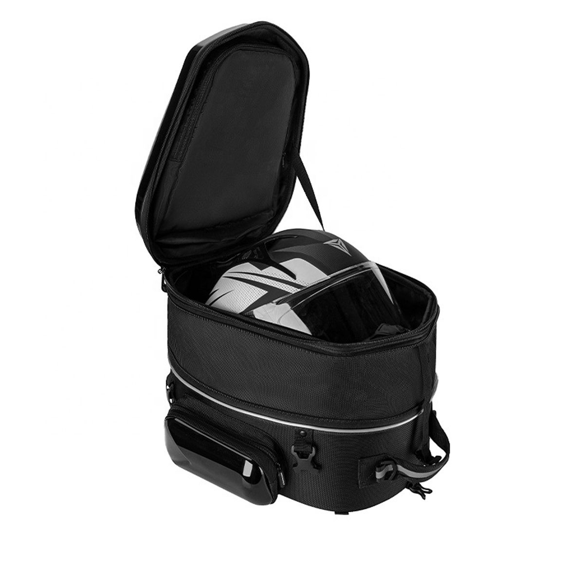 MOTOWOLF - Caja Motowolf 0705B Top Case Moto Expandible Resiste Agua