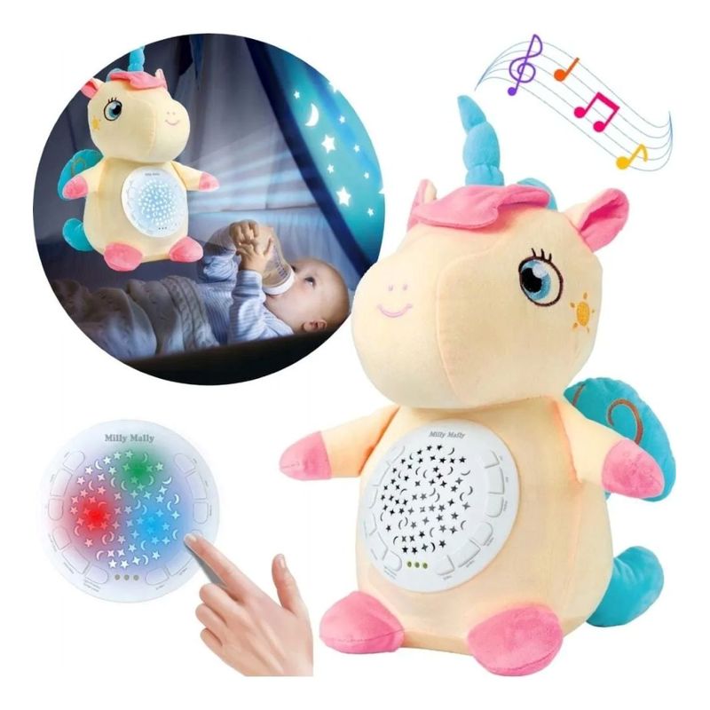 GENERICO - Espanta Cuco Proyector Unicornio Para Bebes
