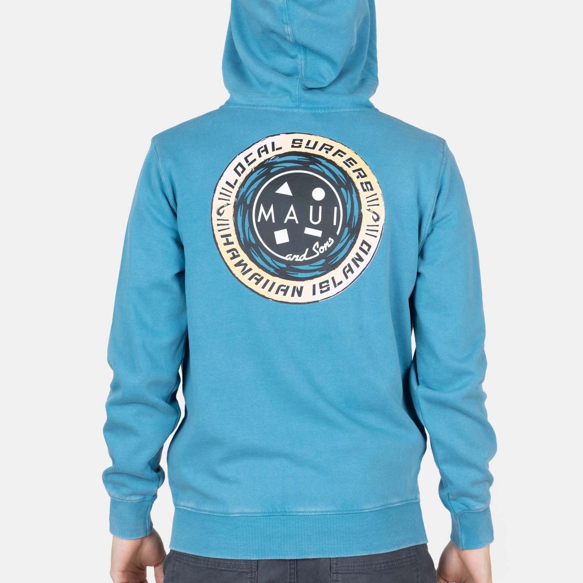 MAUI AND SONS - Poleron FZ  Oralia Celeste Infantil Maui And Sons - Celeste