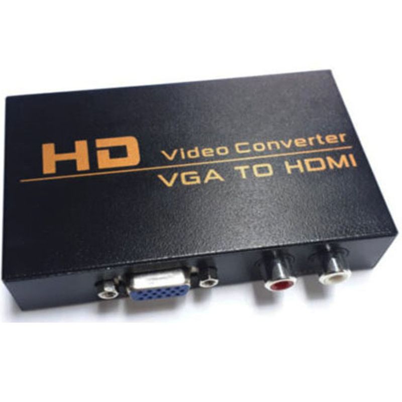 GENERICO - CONVERSOR DE VIDEO VGA  AUDIO A HDMI ACTIVO