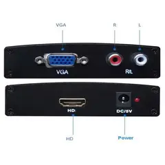 GENERICO - CONVERSOR DE VIDEO VGA AUDIO A HDMI ACTIVO