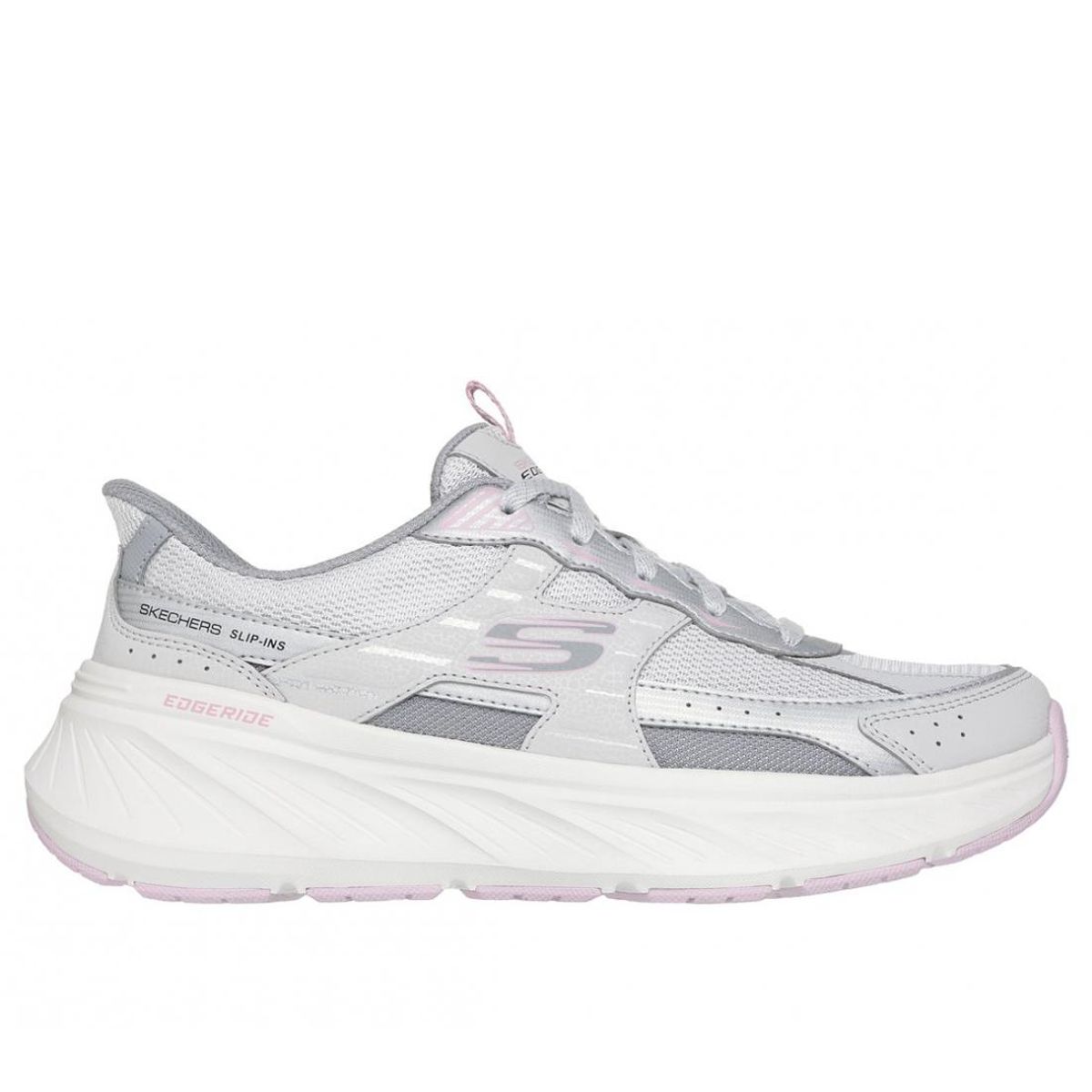 SKECHERS - Zapatillas Mujer Slip-ins Edgeride Gris PK Skechers