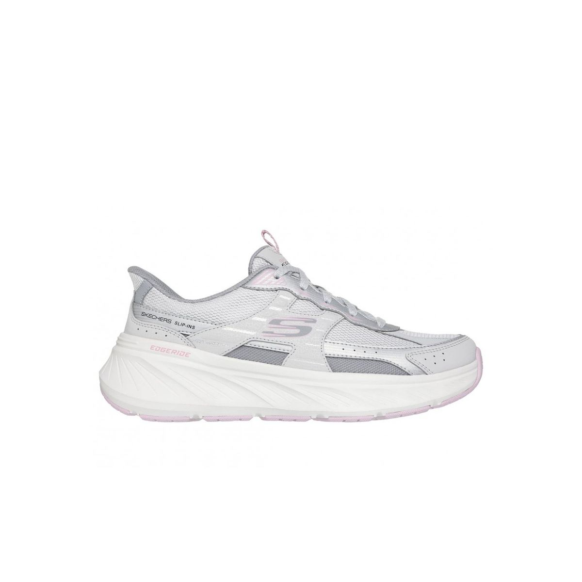 SKECHERS - Zapatillas Mujer Slip-ins Edgeride Gris PK Skechers
