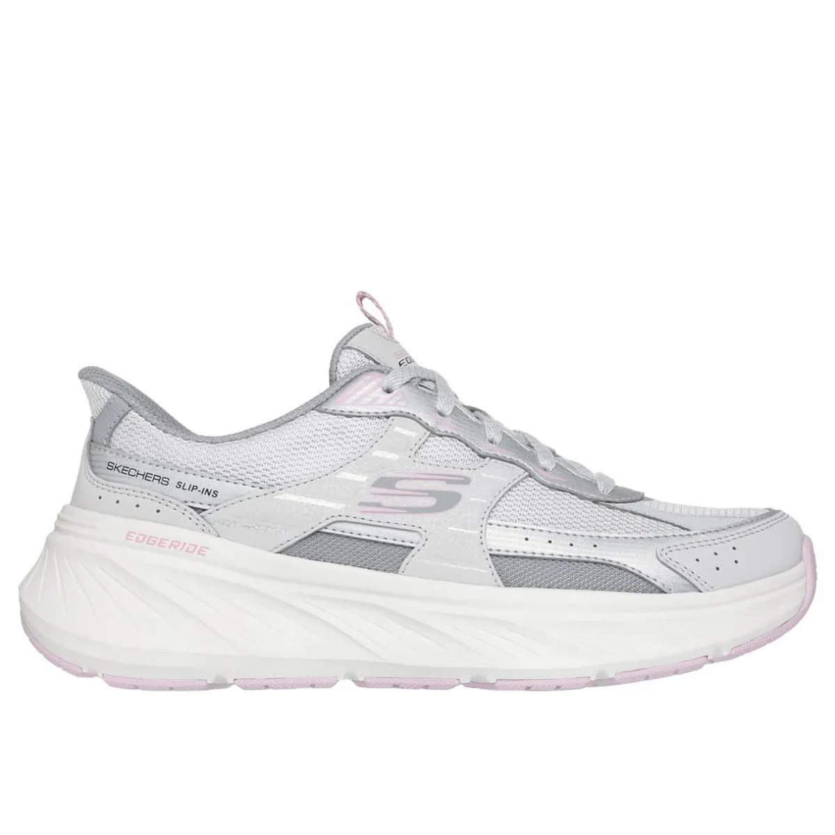 SKECHERS - Zapatillas Mujer Slip-ins Edgeride Gris PK Skechers
