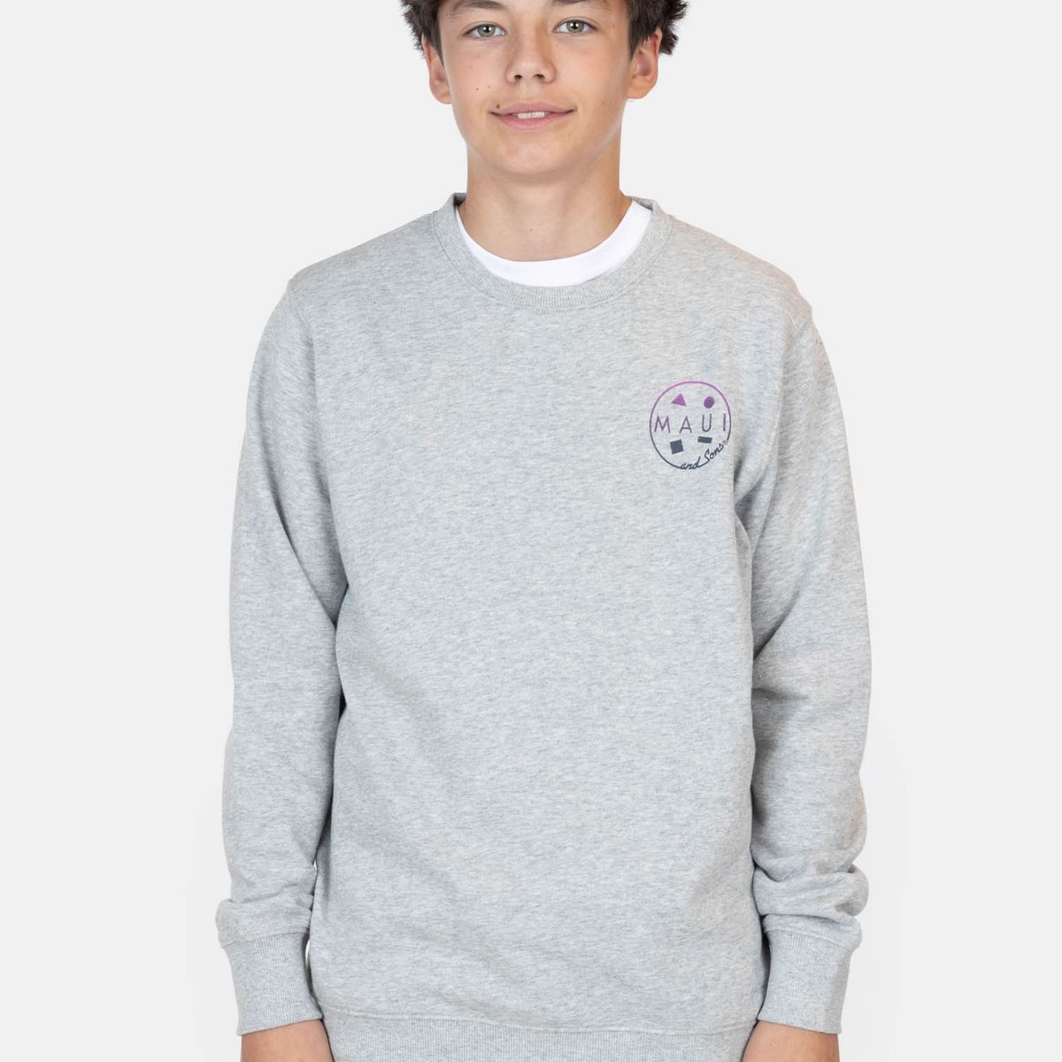 MAUI AND SONS - Poleron CR Lailix Gris Infantil Maui And Sons - Gris