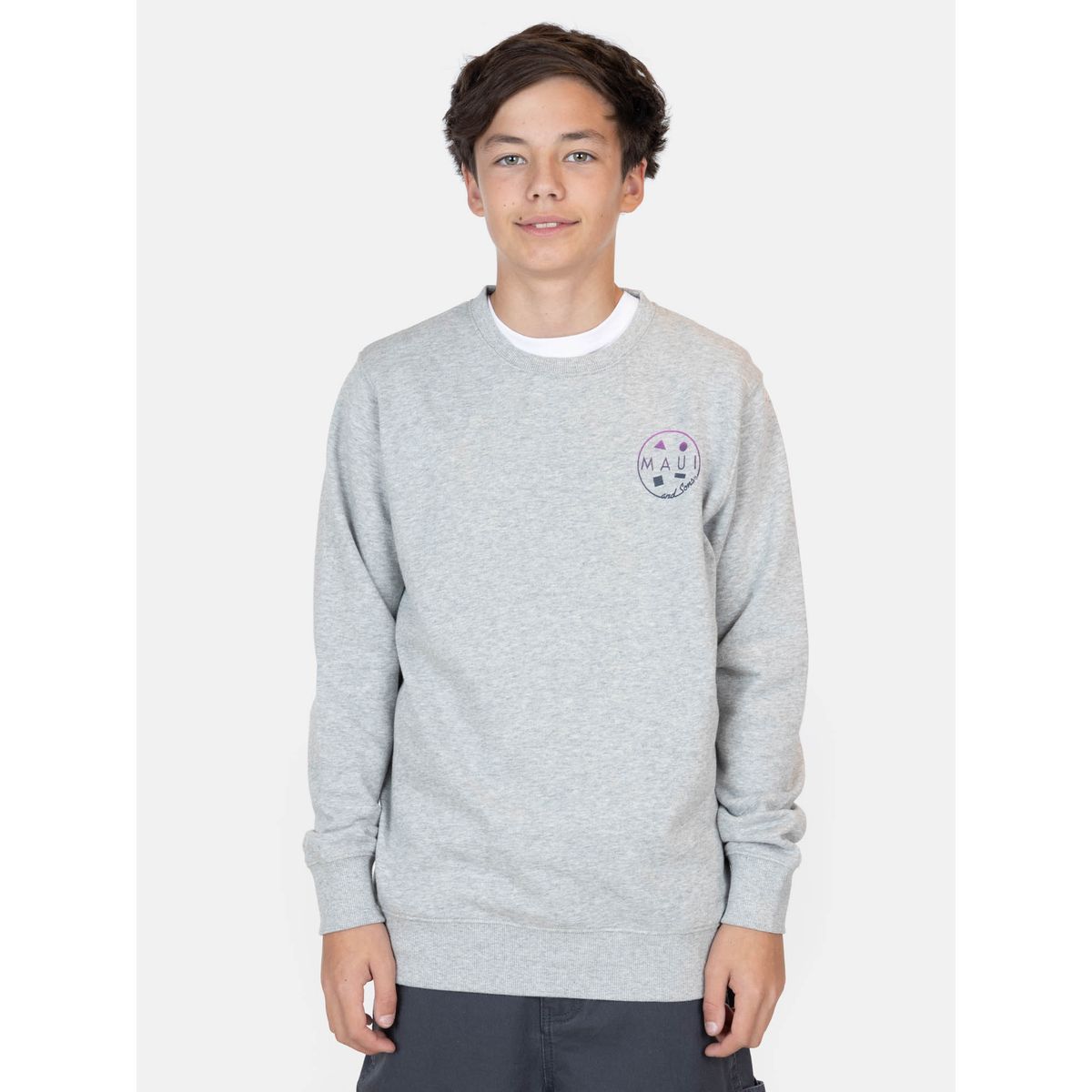 MAUI AND SONS - Poleron CR Lailix Gris Infantil Maui And Sons - Gris