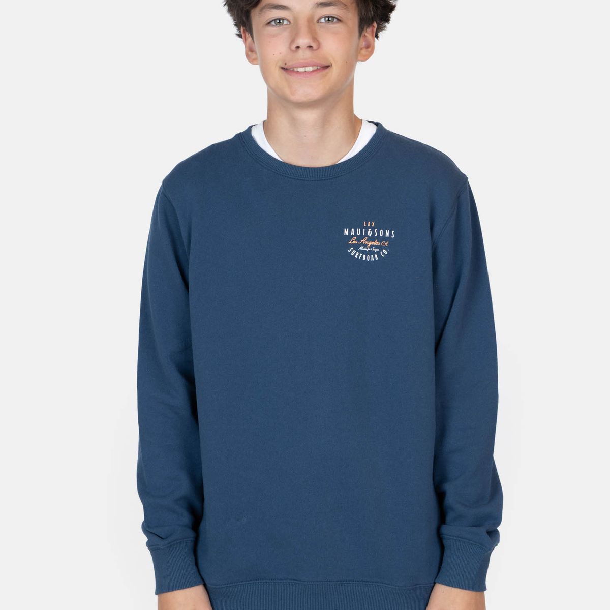 MAUI AND SONS - Poleron CR Vaenil Celeste Infantil Maui And Sons - Celeste