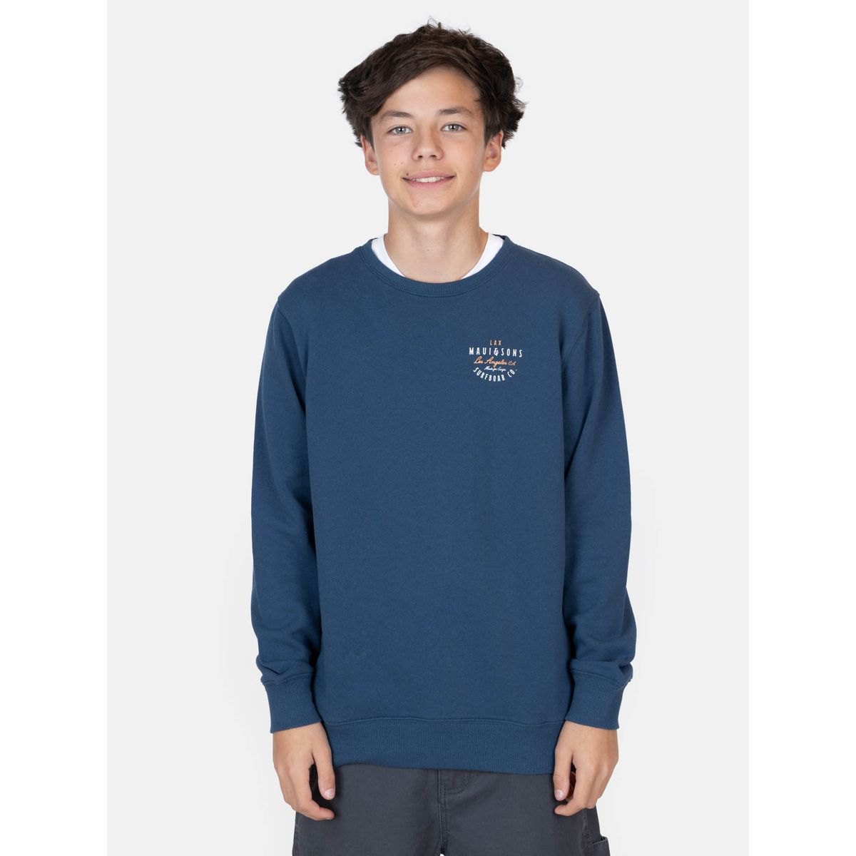 MAUI AND SONS - Poleron CR Vaenil Celeste Infantil Maui And Sons - Celeste