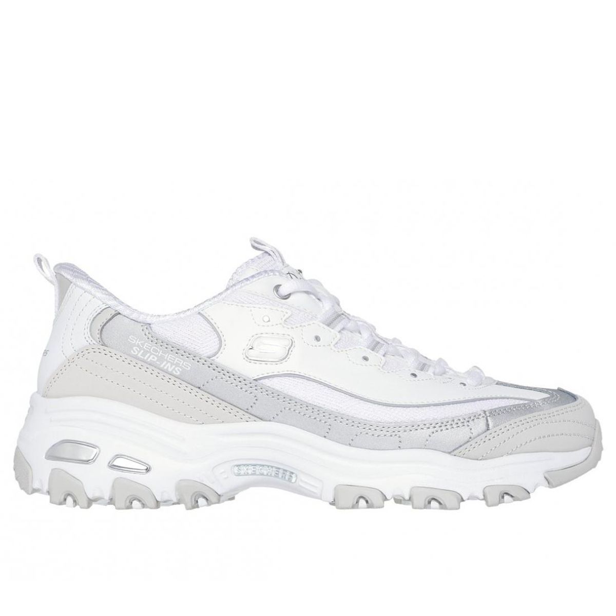 SKECHERS - Zapatillas Mujer Slip-ins Dlites SNostalgia Blanco Skechers
